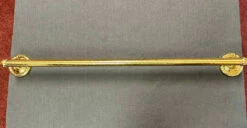 24" Solid Brass Towel Bar Polished Brass