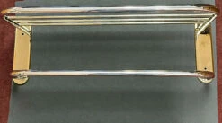 24" Towel Shelf With 1 Bar Exposed Mount