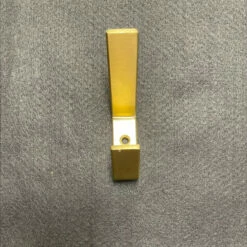 Flat Steel Hook W/Nib Satin Brass