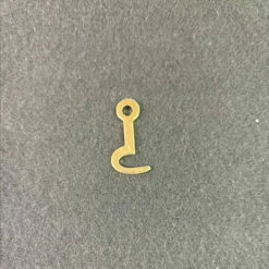 1-1/4" Brass Plated Steel Hook Catch