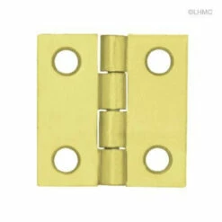 Liberty 1" Square Butt Hinge Brass Plated Pair Loose Pin