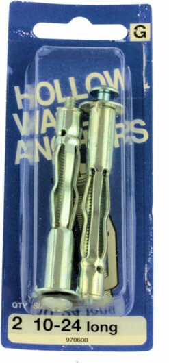 Hillman 10-24 Long Hollow Wall Anchors - 2 Pack H-970608