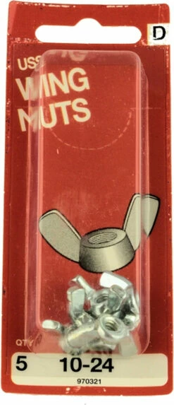 Hillman 10-24 USS Wing Nuts - 5 Pack