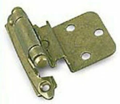Liberty 10-Pak 3/8" Inset/Offset Hinge Burnished Antique Brass Self Closing LQ-81467