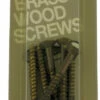 Hillman #10 X 2" Antiqued Solid Brass Wood Screws 6-Pak H-06-1727-177