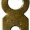 (12 Pack) Brass Plated Stamped Steel Hanger -Liberty Sale 100D 3059 91943.1671738191