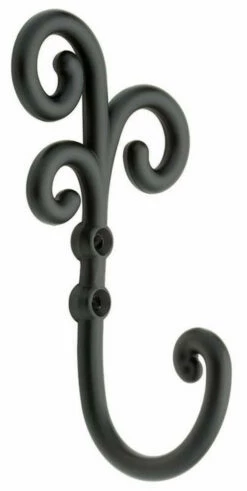 Curlique Hook Flat Black 5-3/4"