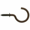 Liberty (18-Pack) 1-1/4" Cup Hooks Rubbed Bronze -Liberty Sale 160376 57094.1668459570