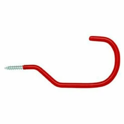 Liberty 6-Pack Red Vinyl Coated Storage Hooks