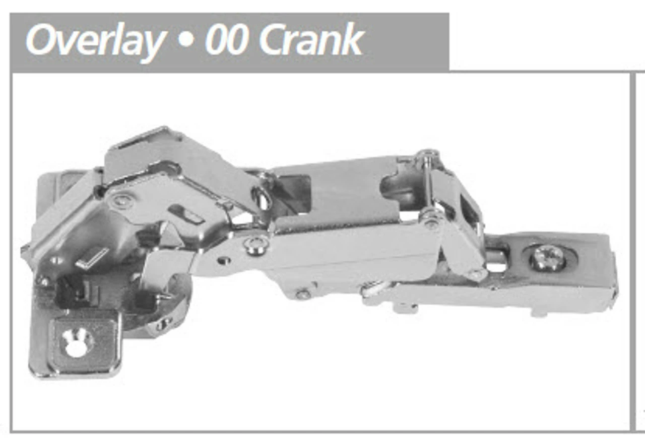 Liberty 165 Degree Easy Clip Hinge Half-Overlay 08 Crank H16013-NP-A 3 Liberty 165 Degree Easy Clip Hinge Half-Overlay 08 Crank H16013-NP-A