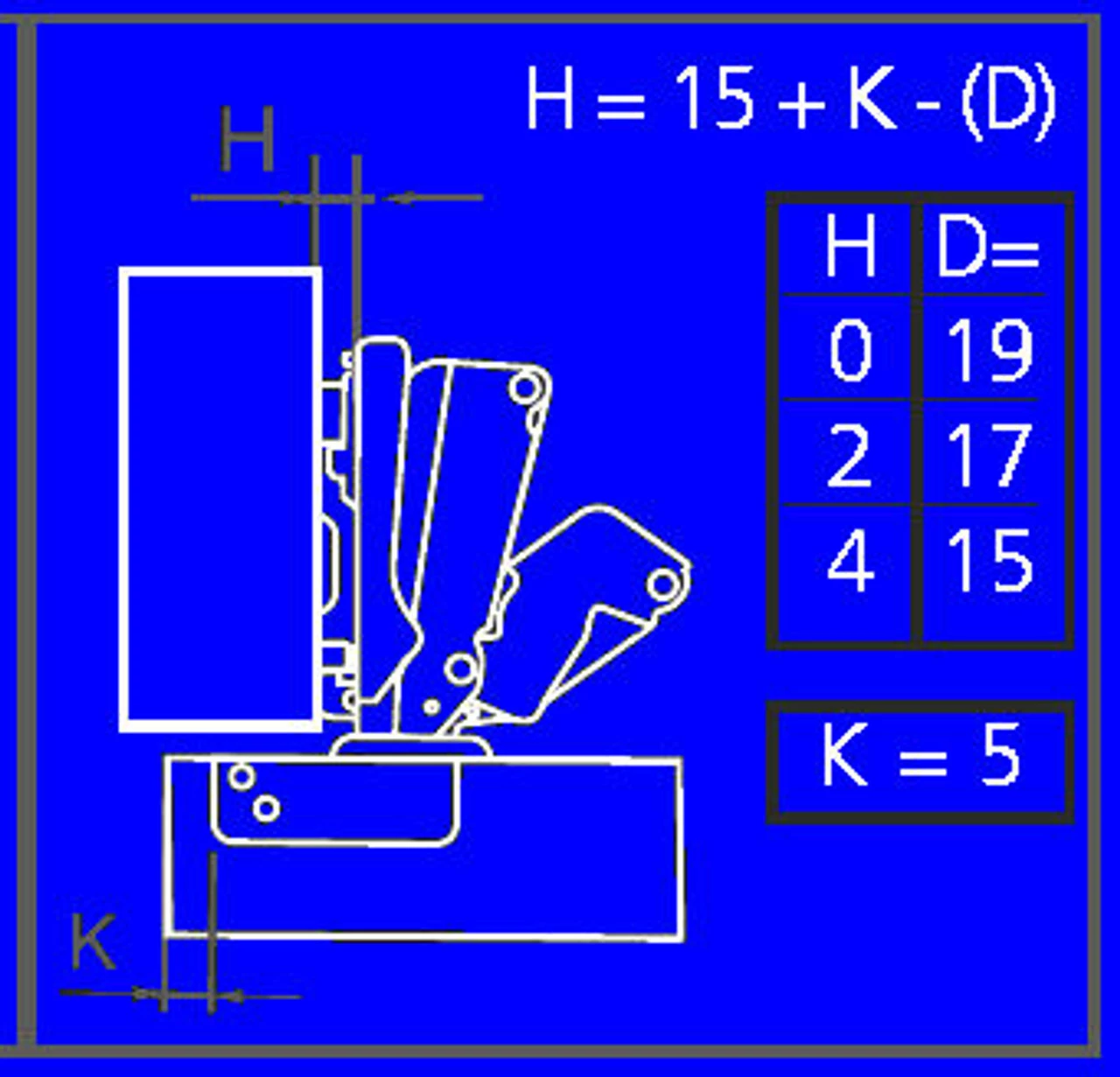 Liberty 165 Degree Easy Clip Hinge Half-Overlay 08 Crank H16013-NP-A 4 Liberty 165 Degree Easy Clip Hinge Half-Overlay 08 Crank H16013-NP-A - Image 2