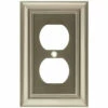 Liberty Single Duplex Wall Plate Satin Nickel -Liberty Sale 171909 92439.1674764945