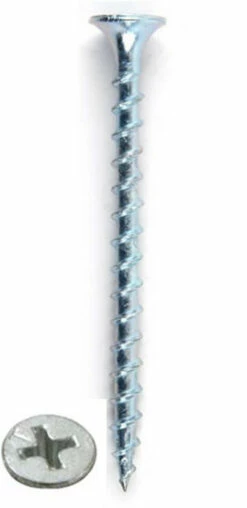 2" Drywall Screw Zinc Plated Fast Thread 1000/PCS