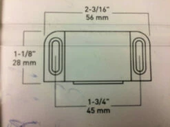 Liberty 2-Pack Brown Heavy-Duty Magnetic Catches With Screws LQ-C080X0L-BR-U -Liberty Sale 2 pack brown heavy duty magnetic catches with screws lq c080x0l br u 4 81745.1661789755