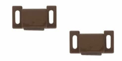 Liberty (2 Pack) 1-1/4" Brown Magnetic Catch & Strike