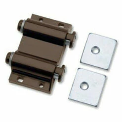 Liberty 2 Pack Double Magnetic Touch Latch - Brown With Strikes C07775L-BR-U