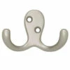 (2 Pack) Double Prong Robe Hook Satin Nickel -Liberty Sale 2 pack of double prong robe hook satin nickel 139603 1 75484.1660145013
