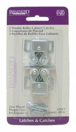 Liberty 2-Pk. Double Roller Catch Zinc LQ-B20000G-ZP-U