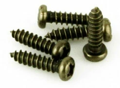 #2 X 1/2" Phillips Round Head Antique Brass - Bag Of 25 Screws
