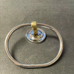 Towel Ring Polished Chrome And Polished Brass