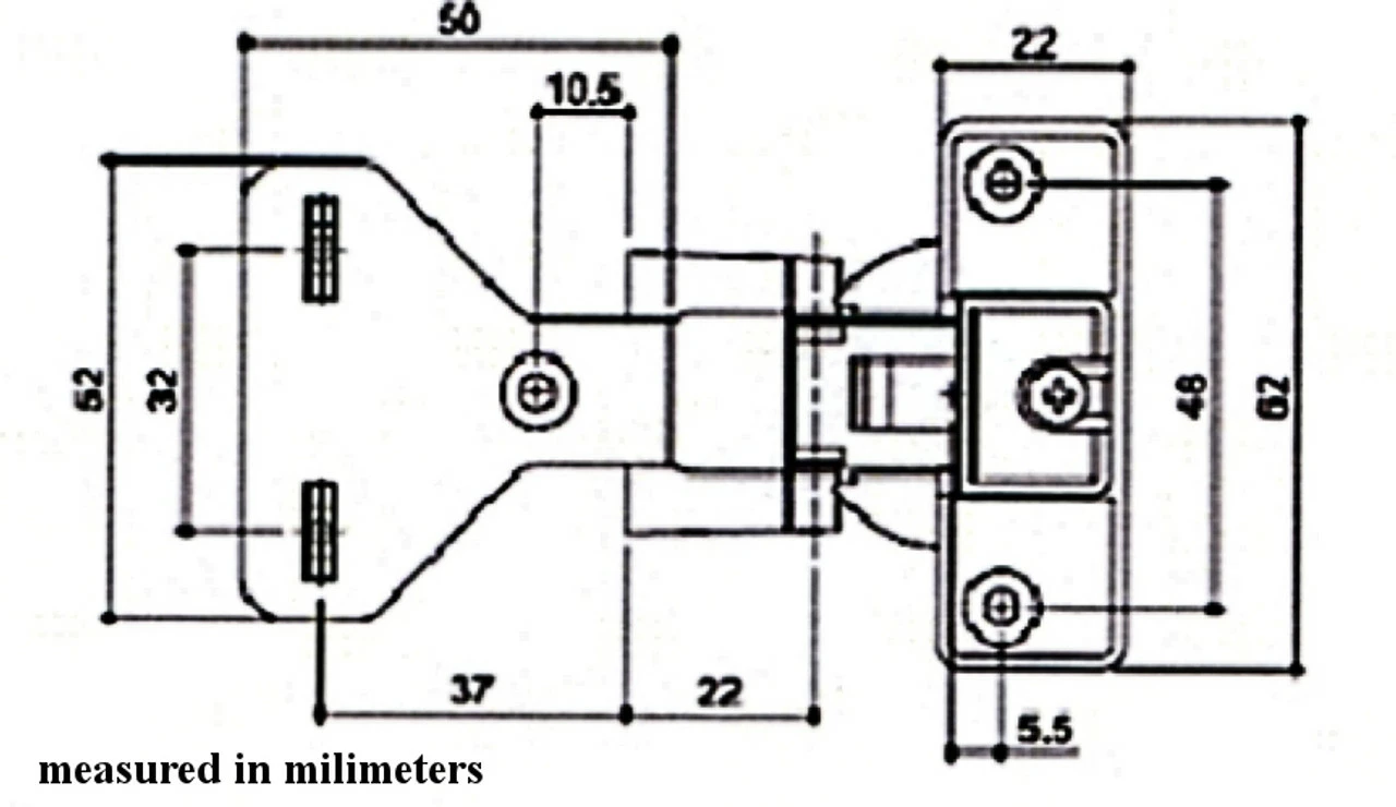 270 Degree Hinge Commercial Quality DL-C1290-NP 4 270 Degree Hinge Commercial Quality DL-C1290-NP - Image 2