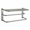 18" Towel Shelf With 2 Bars Polished Chrome -Liberty Sale 2786pc 50914.1669129255