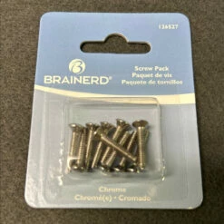 Wall Plate Screw Pack Polished Chrome