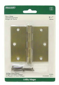 Liberty 3 1/2" Antique Brass Door Hinge L-HN0008G-AB-U