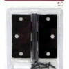 Liberty 3 1/2" Flat Black Square Corner Door Hinge LQ-HN0008G-FB-U -Liberty Sale 3 1 2 flat black square corner door hinge lq hn0008g fb u 2 90811.1659464640