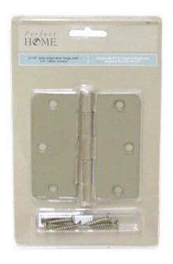 Liberty 3-1/2" Satin Nickel Door Hinge 1/4 Radius (478 615) LQ-HN0024P-SN-U