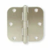Liberty 3 1/2" Solid Brass Secure Door Hinge - Brushed Satin Nickel 5/8" Radius LQ-B112XCC-BSN-C -Liberty Sale 3 1 2 solid brass secure door hinge brushed satin nickel 5 8 radius lq b112xcc bsn c 1 29387.1659463990