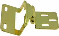 Liberty Semi-Wrap - 3/4" Overlay - 2-way Adjustable Hinge - Brass Plated - H01912-BP-A