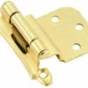Amerock Pair 3/8" Inset Self Closing Hinge - Brass Plated (BP7928-3) -Liberty Sale 3 8 inset self closing hinge brass bp7928 8 80587.1659386154