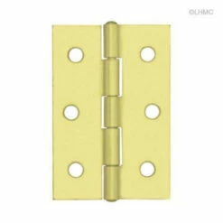 Liberty 3" X 2" AS-IS Butt Hinge 6 Hole Brass Plated 2 Per Pkg LQ-H0425EG-PB-U