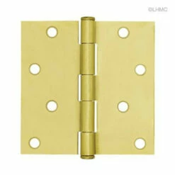 Liberty 4" Satin Brass Square Corner Hinge