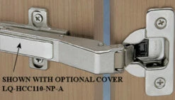 Liberty 45 Degree Angle Concealed Hinge & Mounting Plate LQ-H16003-16004-NP