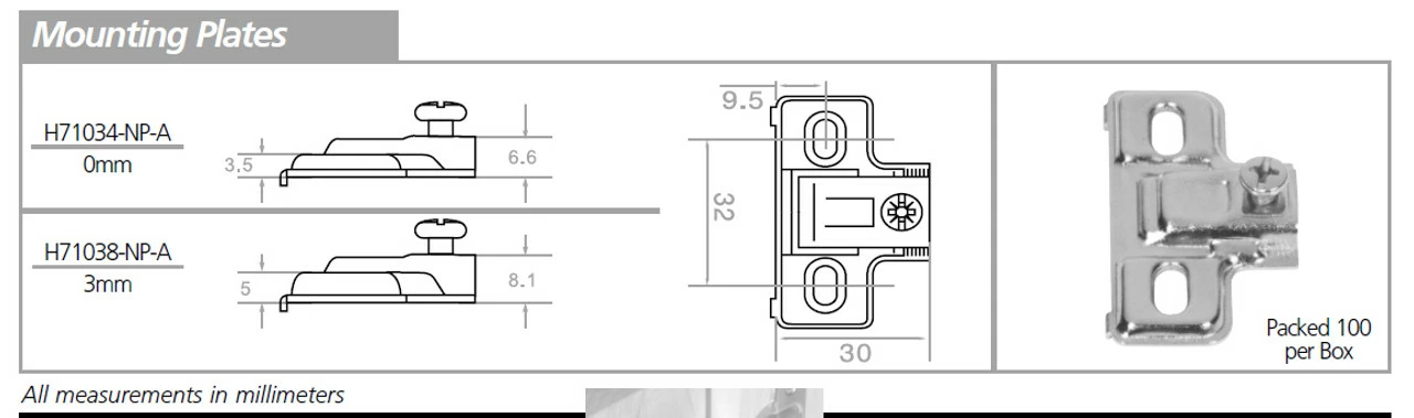 Liberty 5/8" Overlay Concealed Hinge For Face Frame Cabinets H71037-NP-A 4 Liberty 5/8" Overlay Concealed Hinge For Face Frame Cabinets H71037-NP-A - Image 2