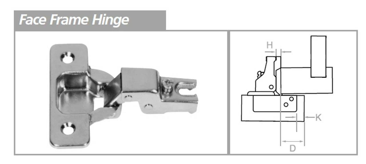 Liberty 5/8" Overlay Concealed Hinge For Face Frame Cabinets H71037-NP-A 6 Liberty 5/8" Overlay Concealed Hinge For Face Frame Cabinets H71037-NP-A - Image 4