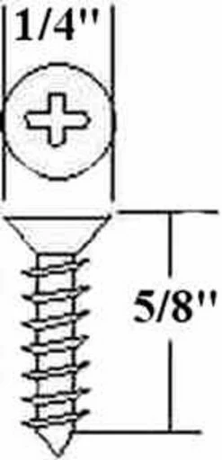 5 X 5/8" Flat Head Screw - Phillips Head - Antique Copper (25 Pcs) -Liberty Sale 5 x 5 8 flat head screw phillips head antique copper 25 pcs 3 33461.1670522732