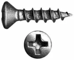 5 X 5/8" Oval Head Coarse Thread Screw - Steel - Pewter (25 Pcs) SCR558PHCTU