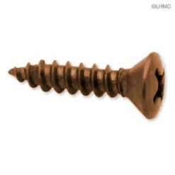 5 X 5/8" Oval Head Screw - Antique Copper -Phillips- (25 Pcs)
