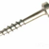 #6 X 1-1/4" Pan Head Pocket Hole Screw Zinc Plated - Bag Of 100 Pcs