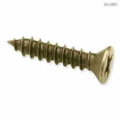 6 X 5/8" Flat Head Screw - Phillips Head - Antique Brass - (25 Pcs)