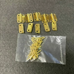 Liberty Sale 23 (10-Pack) Steel Hinge 5/8 X 15/32"(16x12mm) W/Screws Brass Plated
