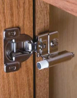 Liberty 7/16" Overlay Compact Hinge With Adjustable Soft Close LQ-H16021-NP-A & H05108-NP-A