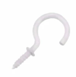 7/8" White Cup Hook - 8 Pack 54164