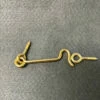 2-1/2" Brass Hook And Eye Catch AS-IS 2 2-1/2" Brass Hook And Eye Catch AS-IS -Liberty Sale 7DC32A60 FD14 437A 8EC7 D419B8C2F652 66469.1696274537
