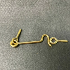 2-1/2" Brass Hook And Eye Catch AS-IS