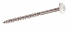 Phillips Pan Head Particle Board OSB Screw #8 X 2-1/2" ZP - Bag Of 25