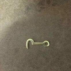 1-1/2" Brass Plated Steel Hook Catch